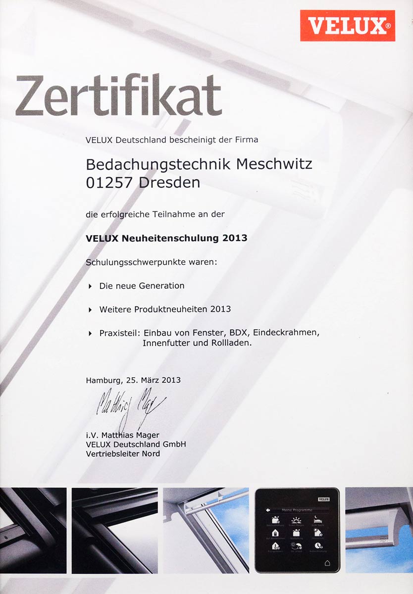 download Zertifikat